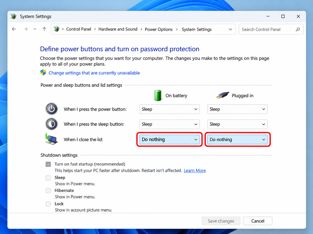 What Does Do Nothing Mean in Windows 11